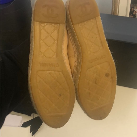 ❌SOLD❌ Authentic chanel lambskin espadrilles - Picture 5 of 7
